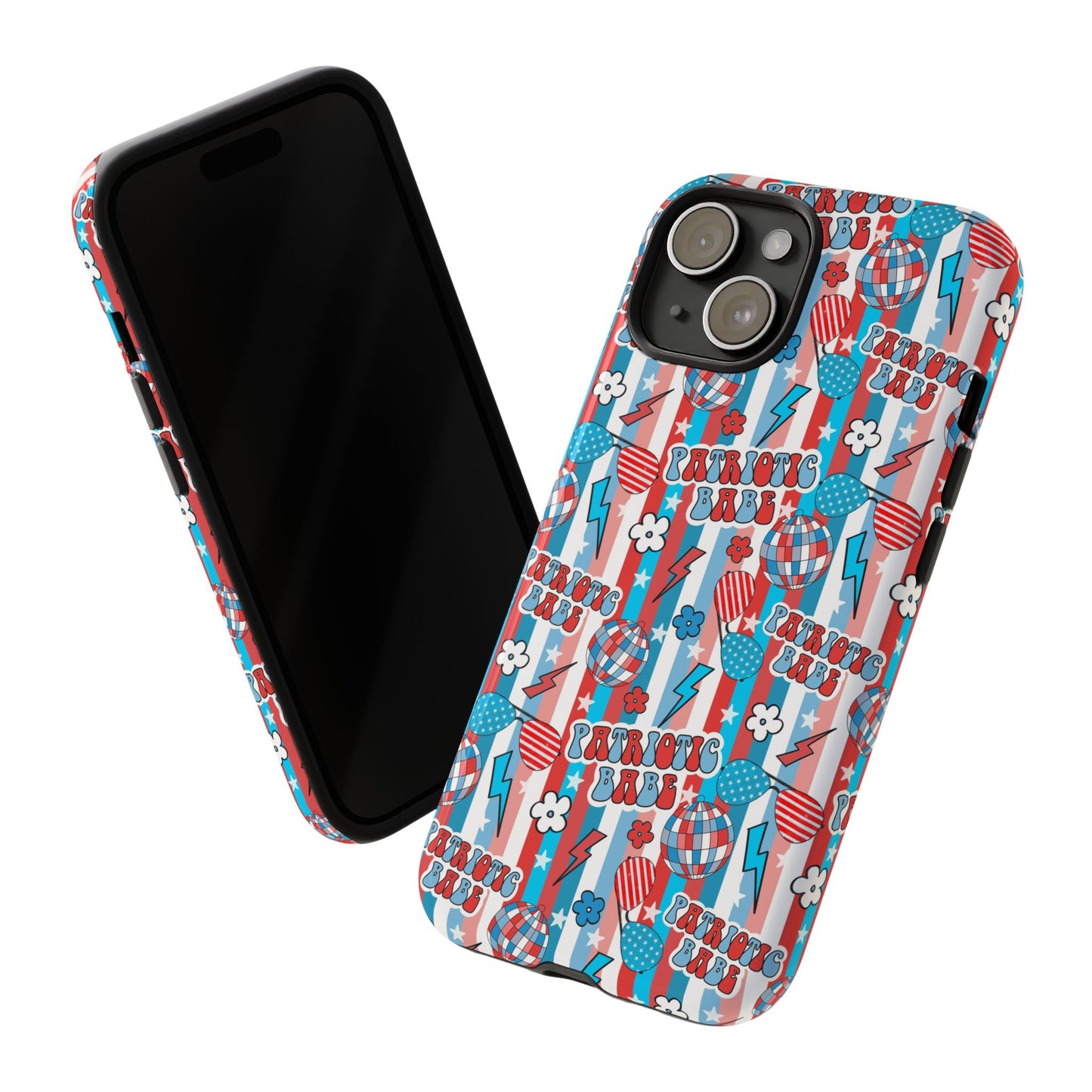 Patriotic Babe iPhone Case