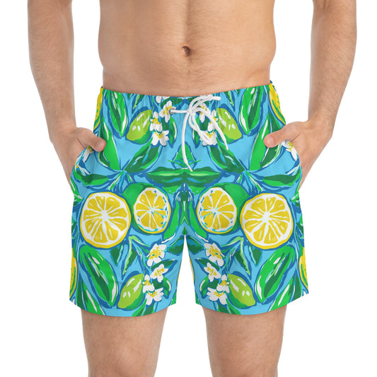 Citrus Splash Swim Trunks