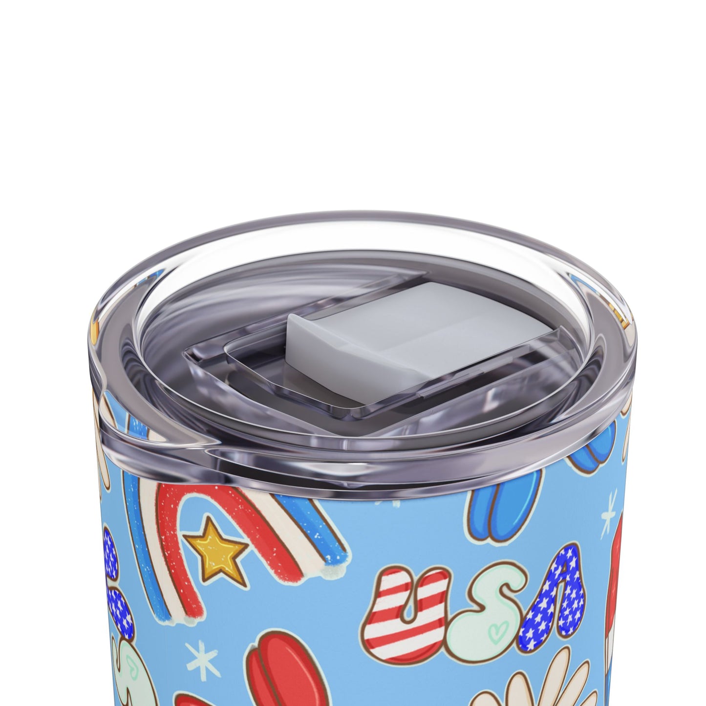 Sunny Celebrations Skinny Tumbler with screw-on slide