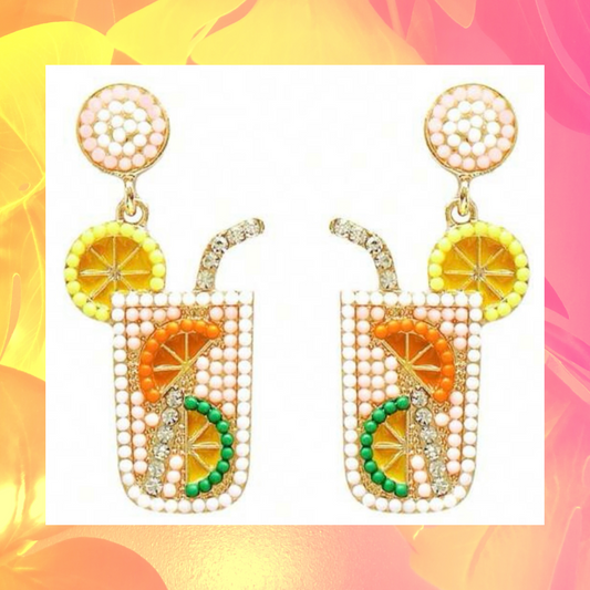 Citrus Cocktail Earrings