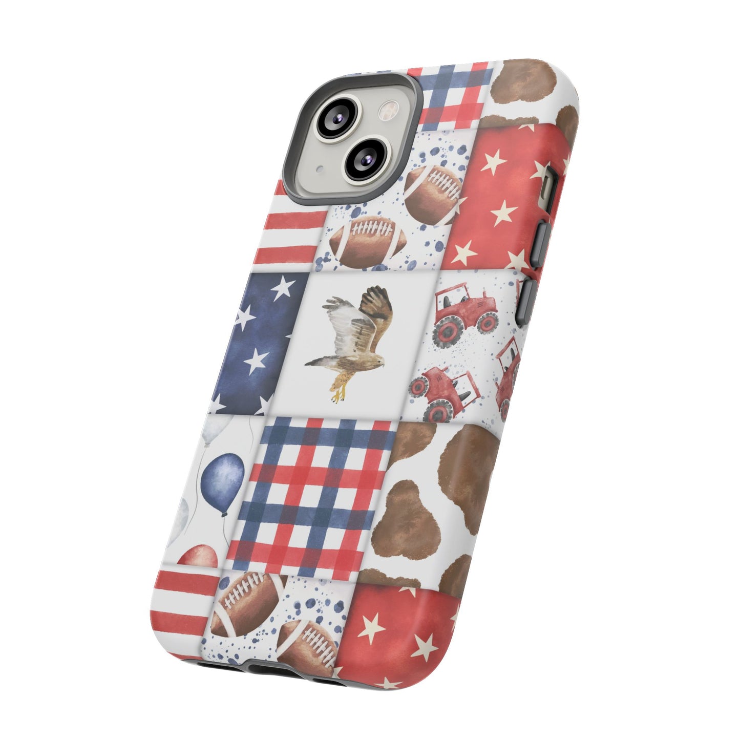 Patriot Patchwork iPhone Case