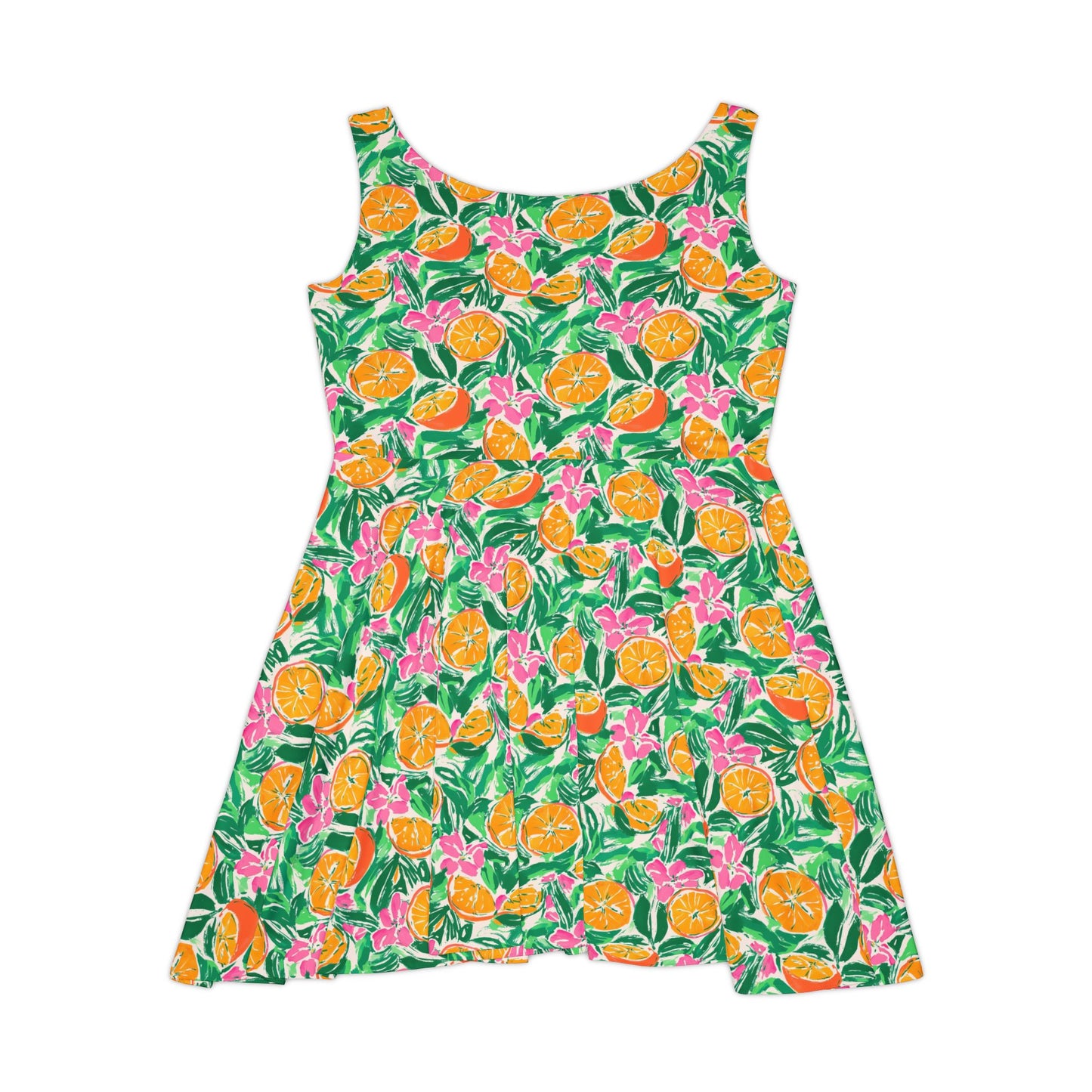 Sunshine Citrus Skater Dress
