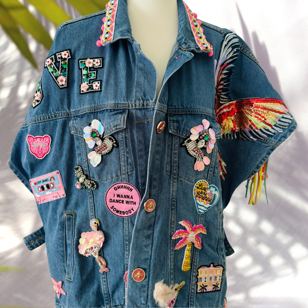 Lovebird Vest - Handcrafted Unique Custom Vest