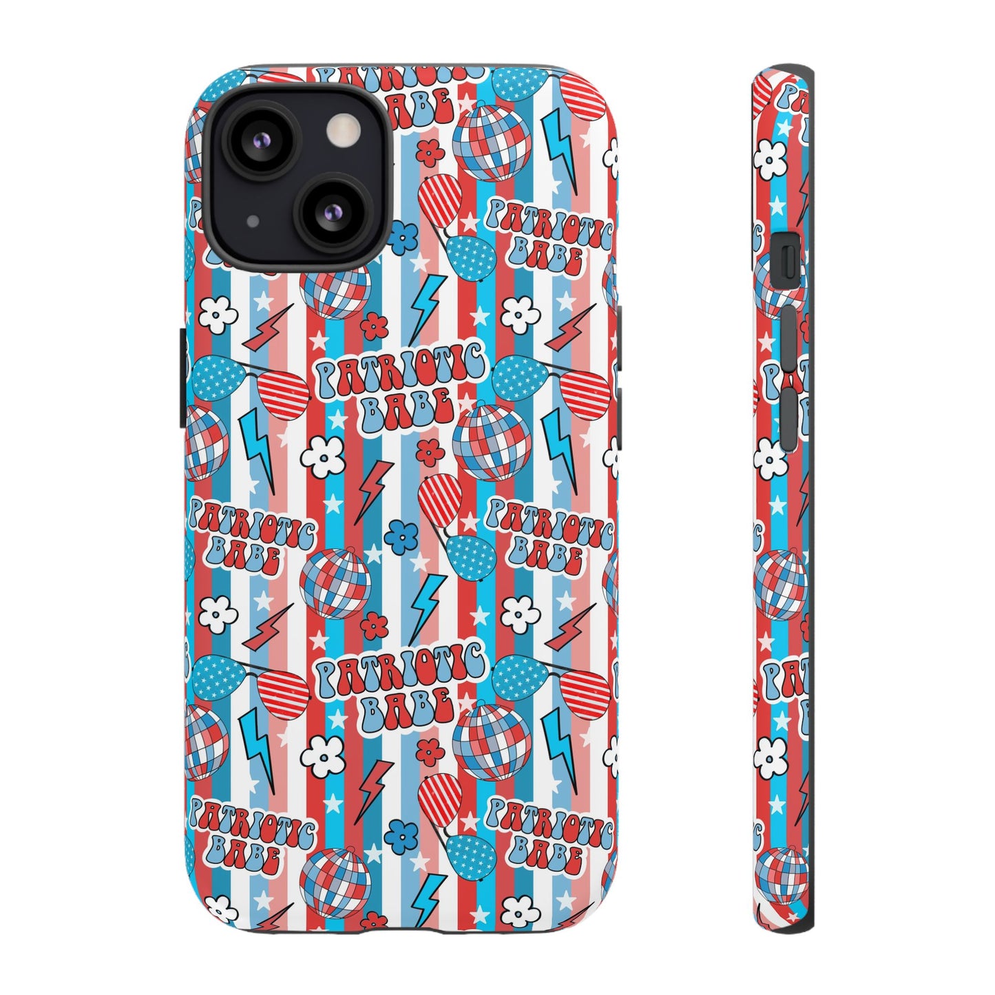 Patriotic Babe iPhone Case