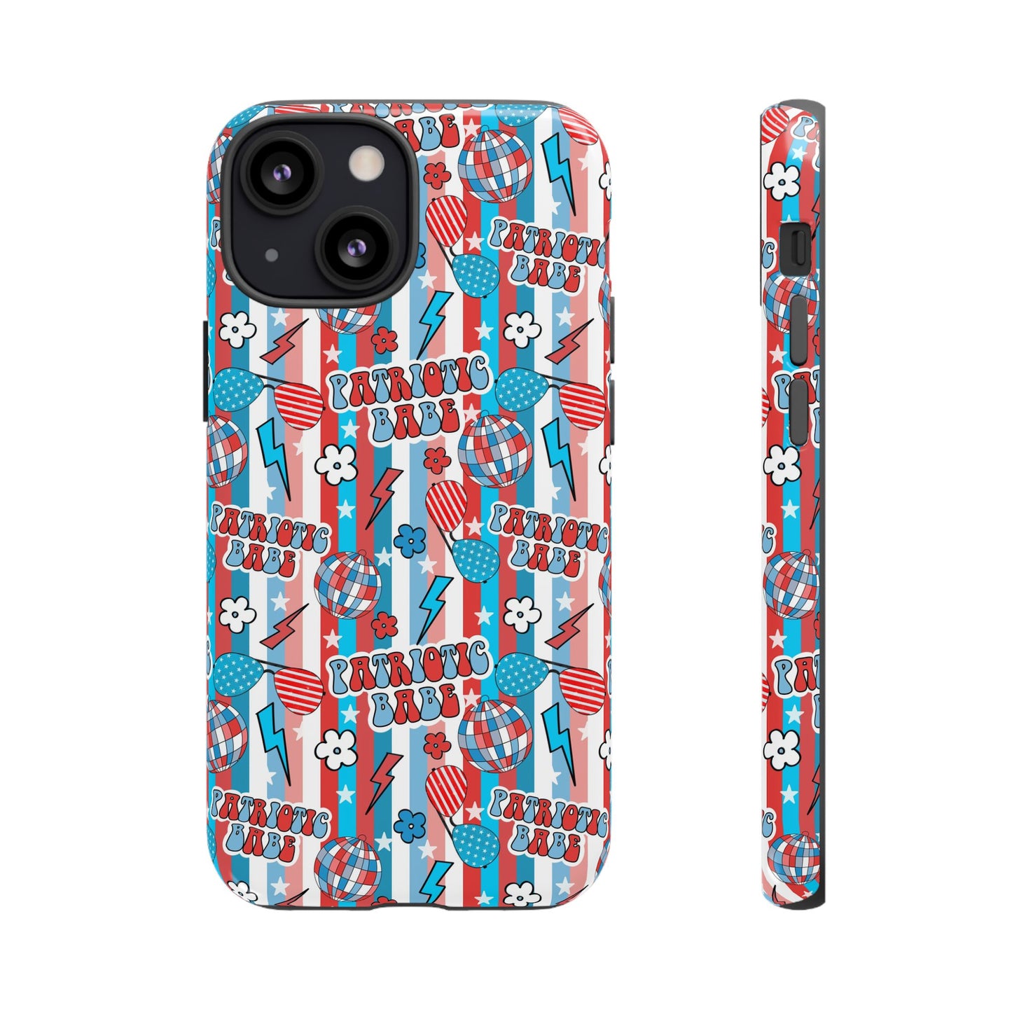 Patriotic Babe iPhone Case