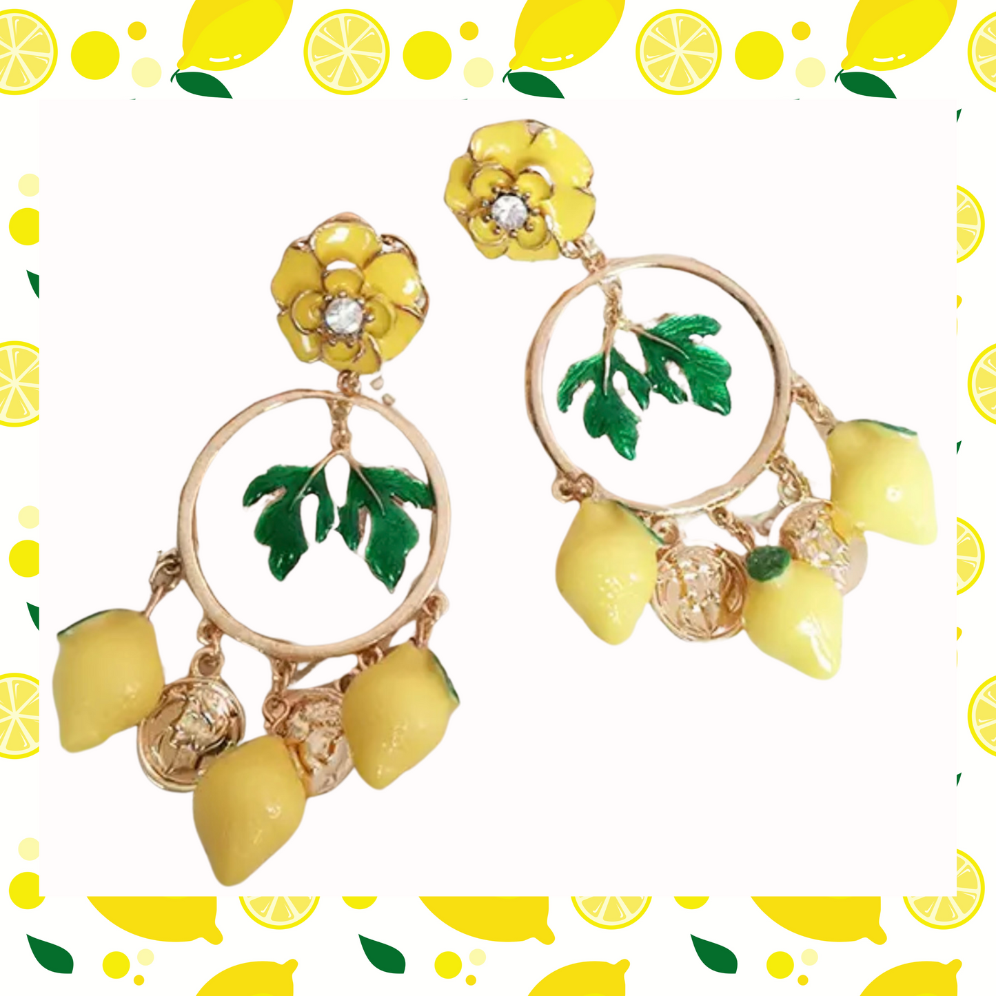 Lemon Zest Earrings