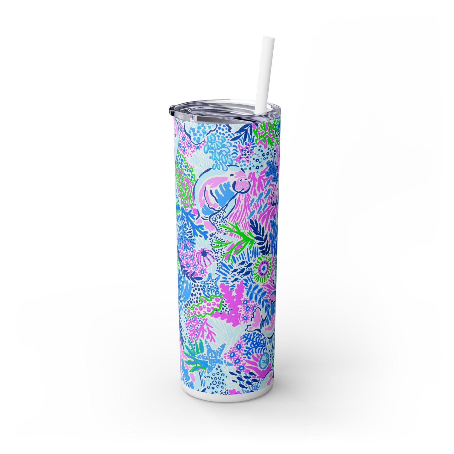 Manatee Paradise Skinny Tumbler