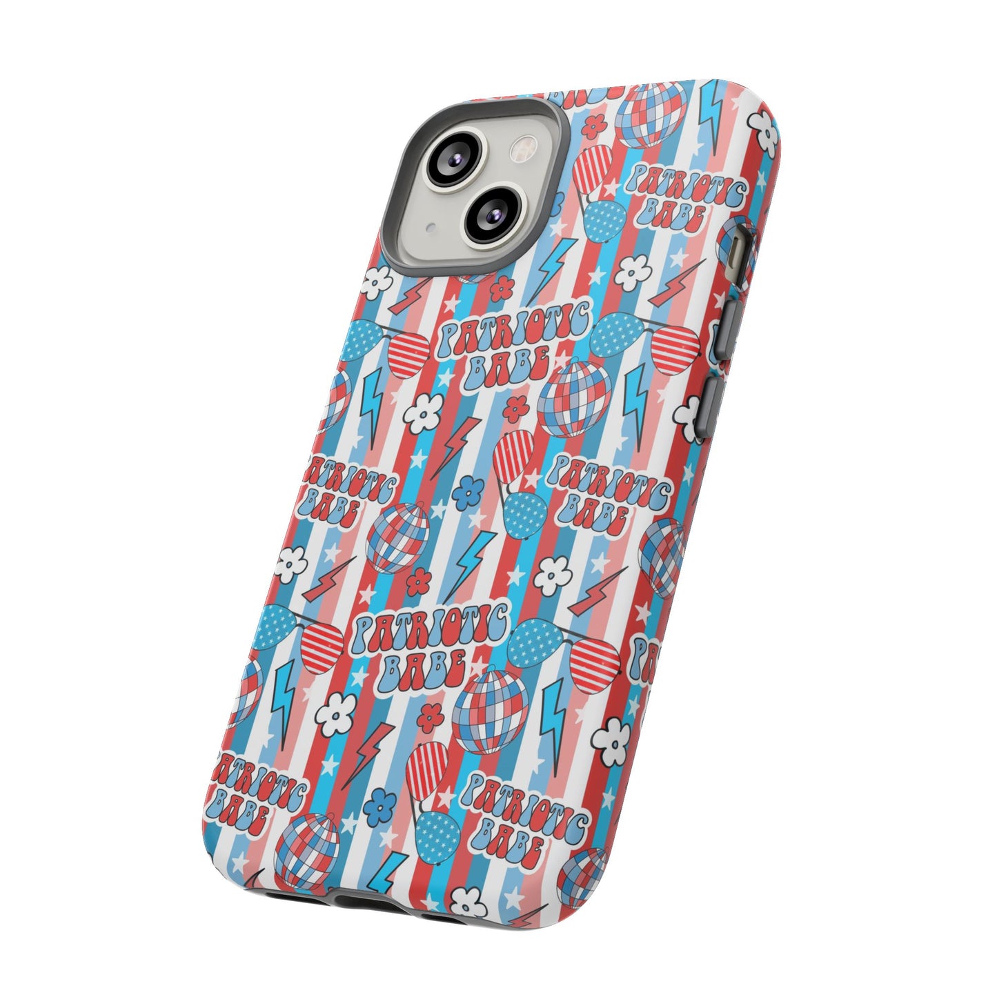 Patriotic Babe iPhone Case