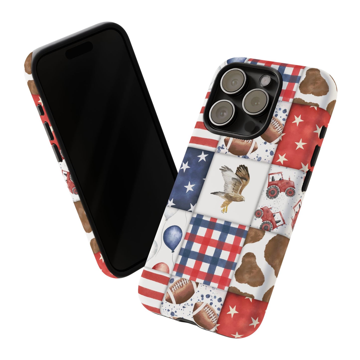 Patriot Patchwork iPhone Case