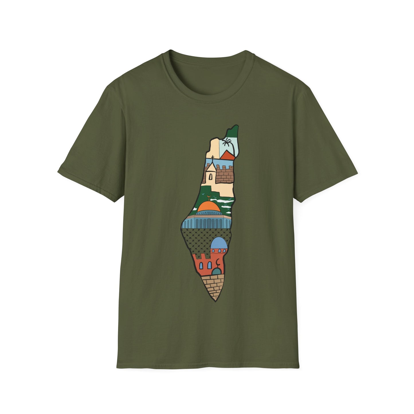 Mapwear: Palestine Edition T-shirt | Men