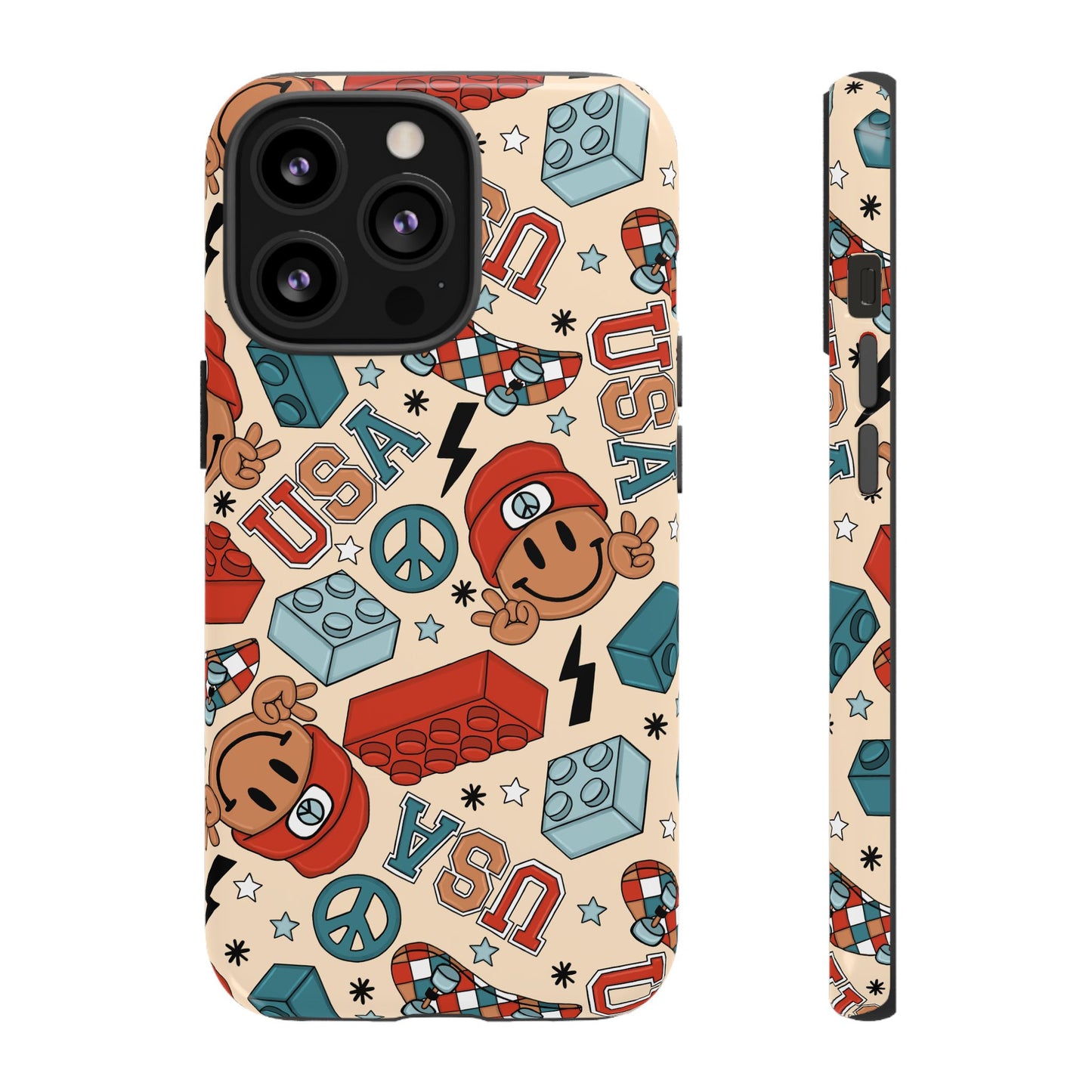 Smiles & Stripes iPhone Case