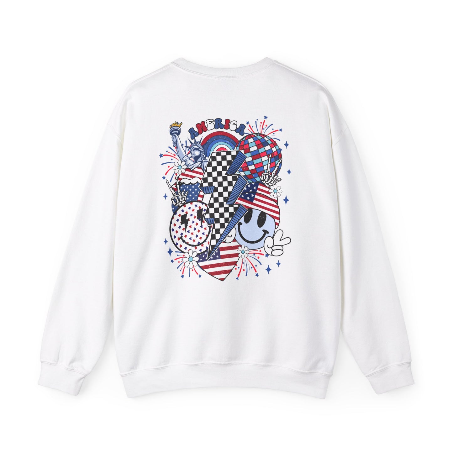 Patriotic Smile Sweatshirt | Unisex