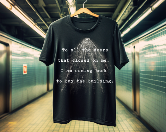 Closed Doors, Bought Buildings | black | Unisex