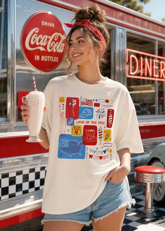 4th of July Patriotic T-Shirt – RELLE Fashion & Lifestyle – Product Image