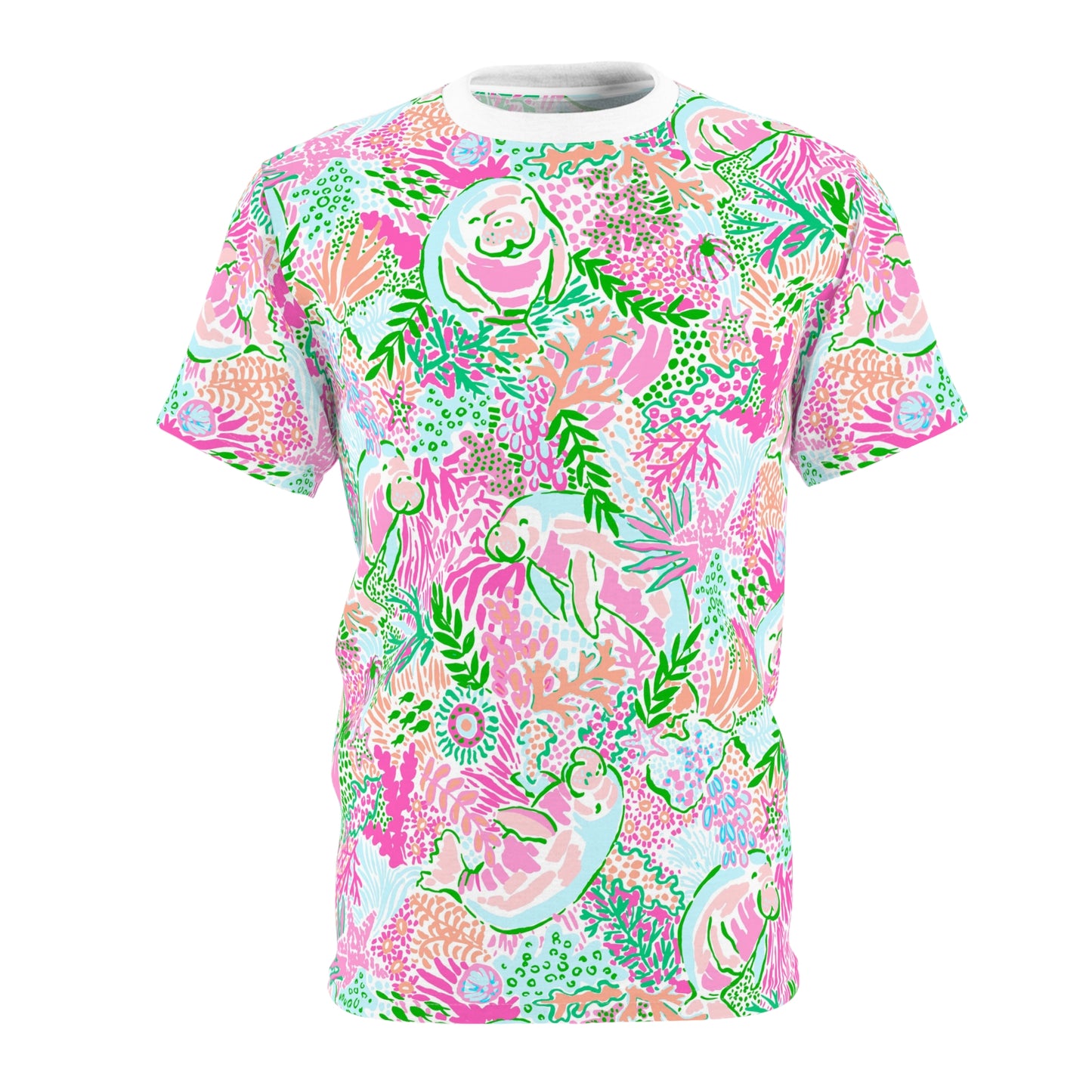 Manatee Paradise All-Over-Print T-Shirt