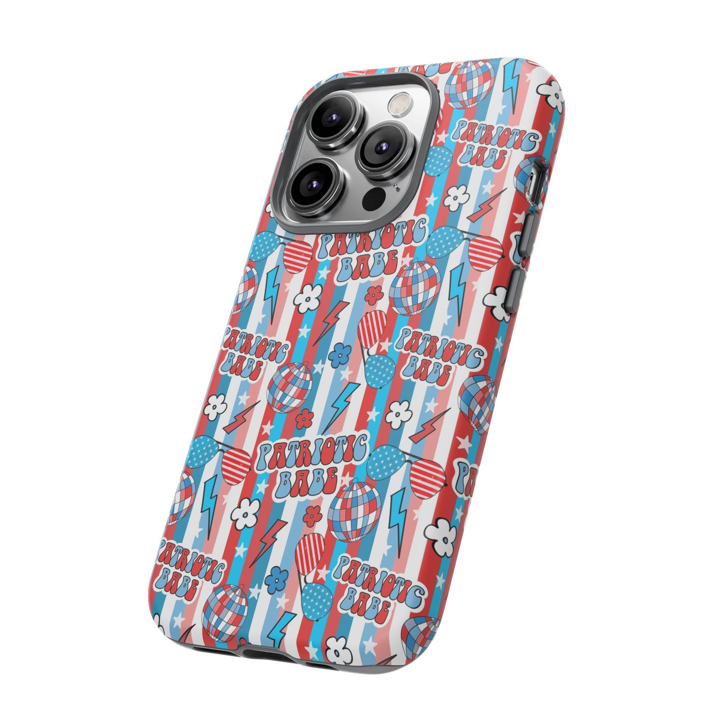 Patriotic Babe iPhone Case