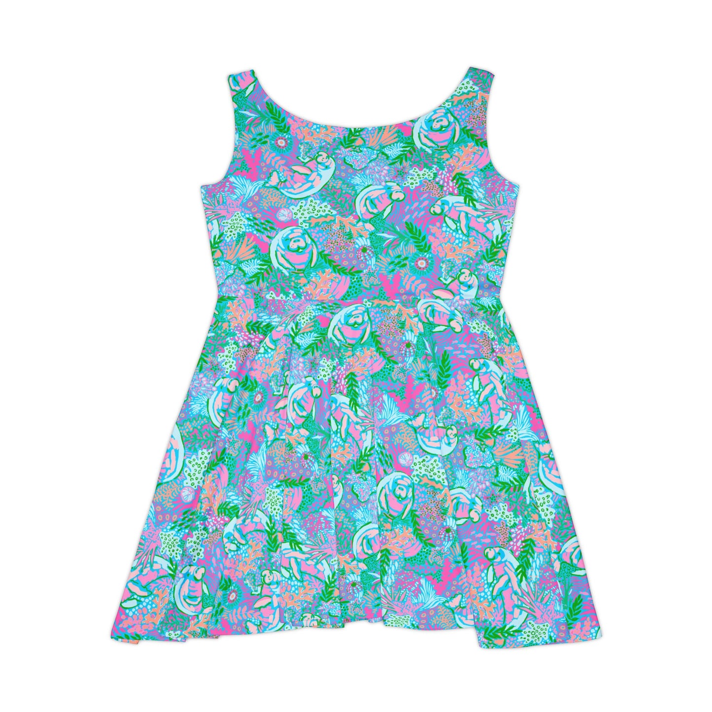 Manatee Paradise Skater Dress