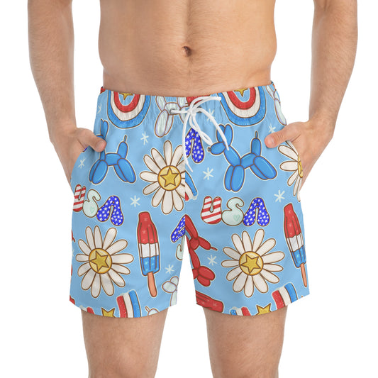 Sunny Celebrations Swim Trunks