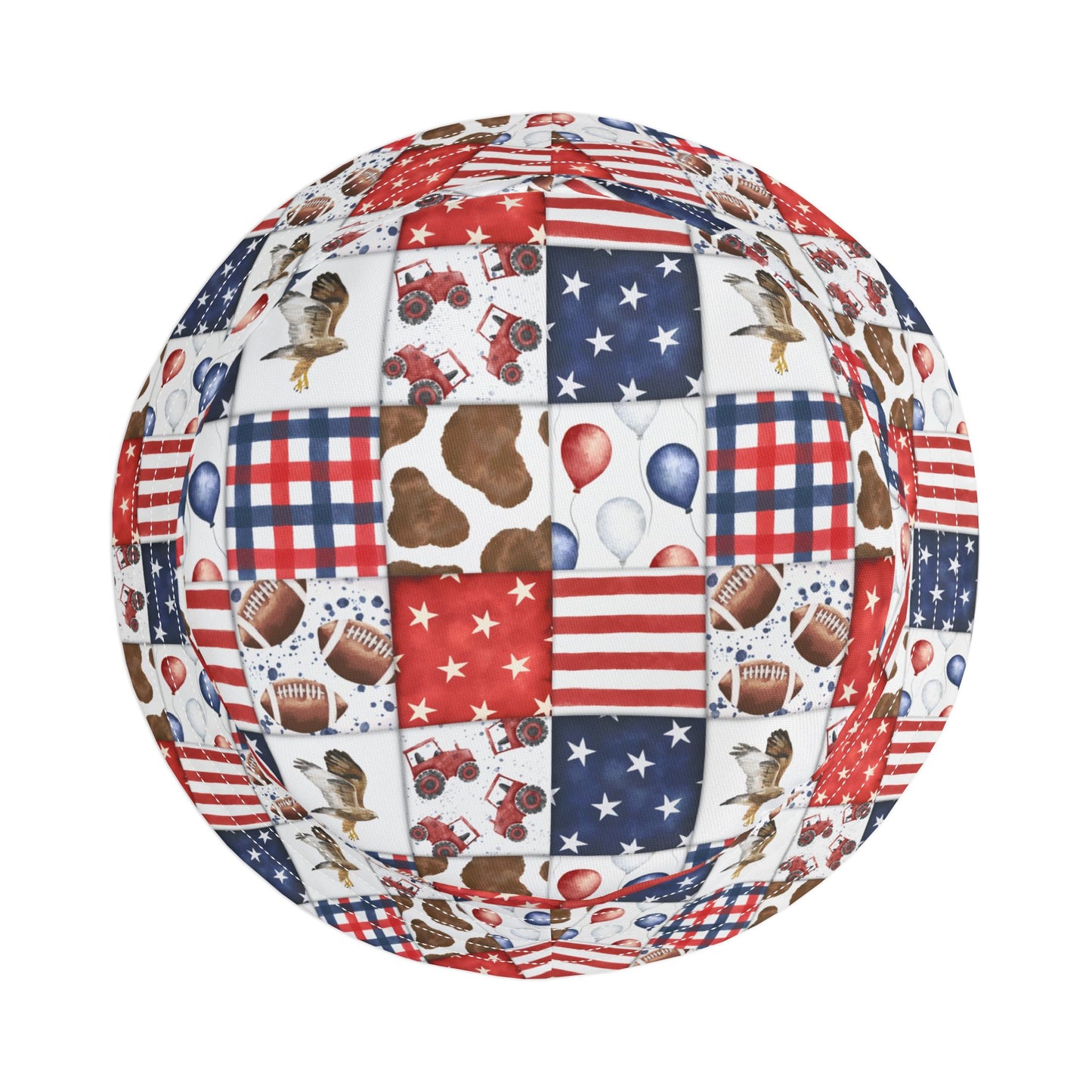 Patriot Patchwork Custom Bucket Hat