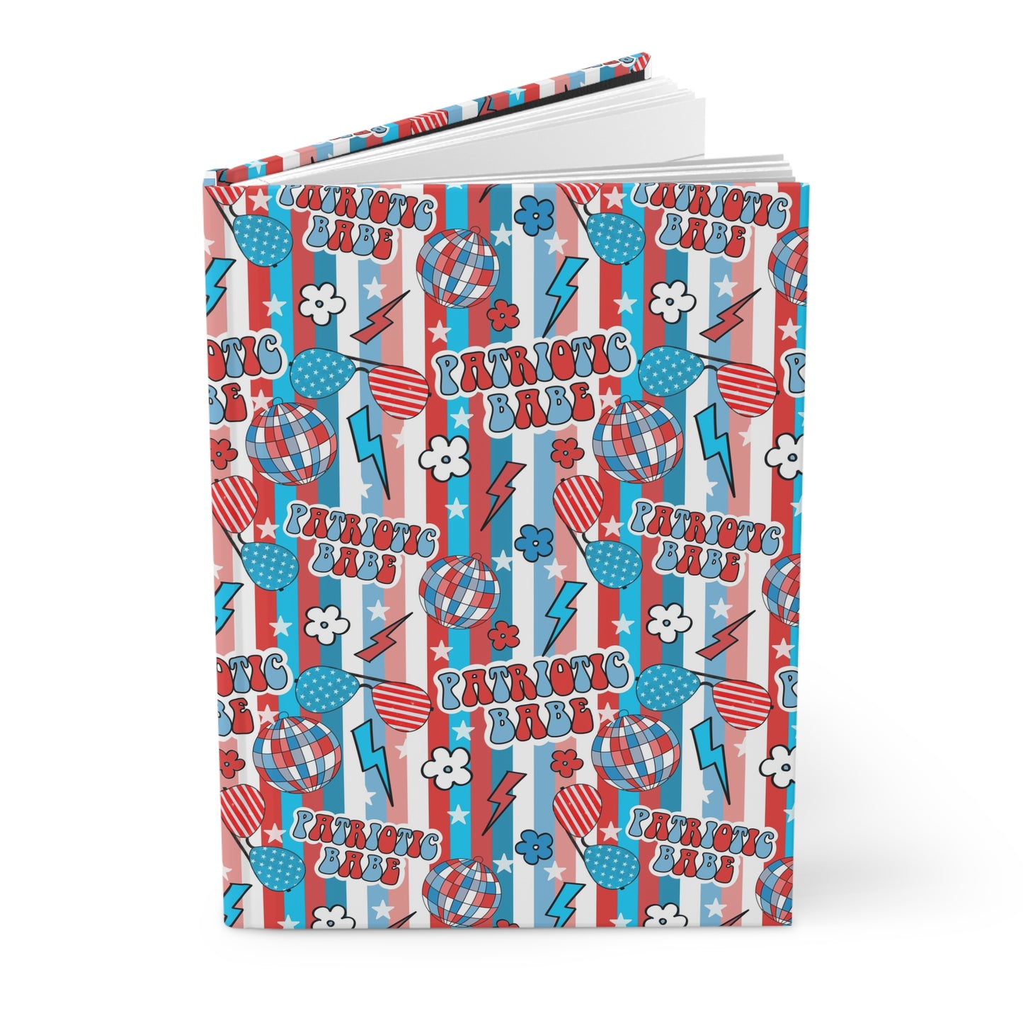 Patriotic Babe Hardcover Journal