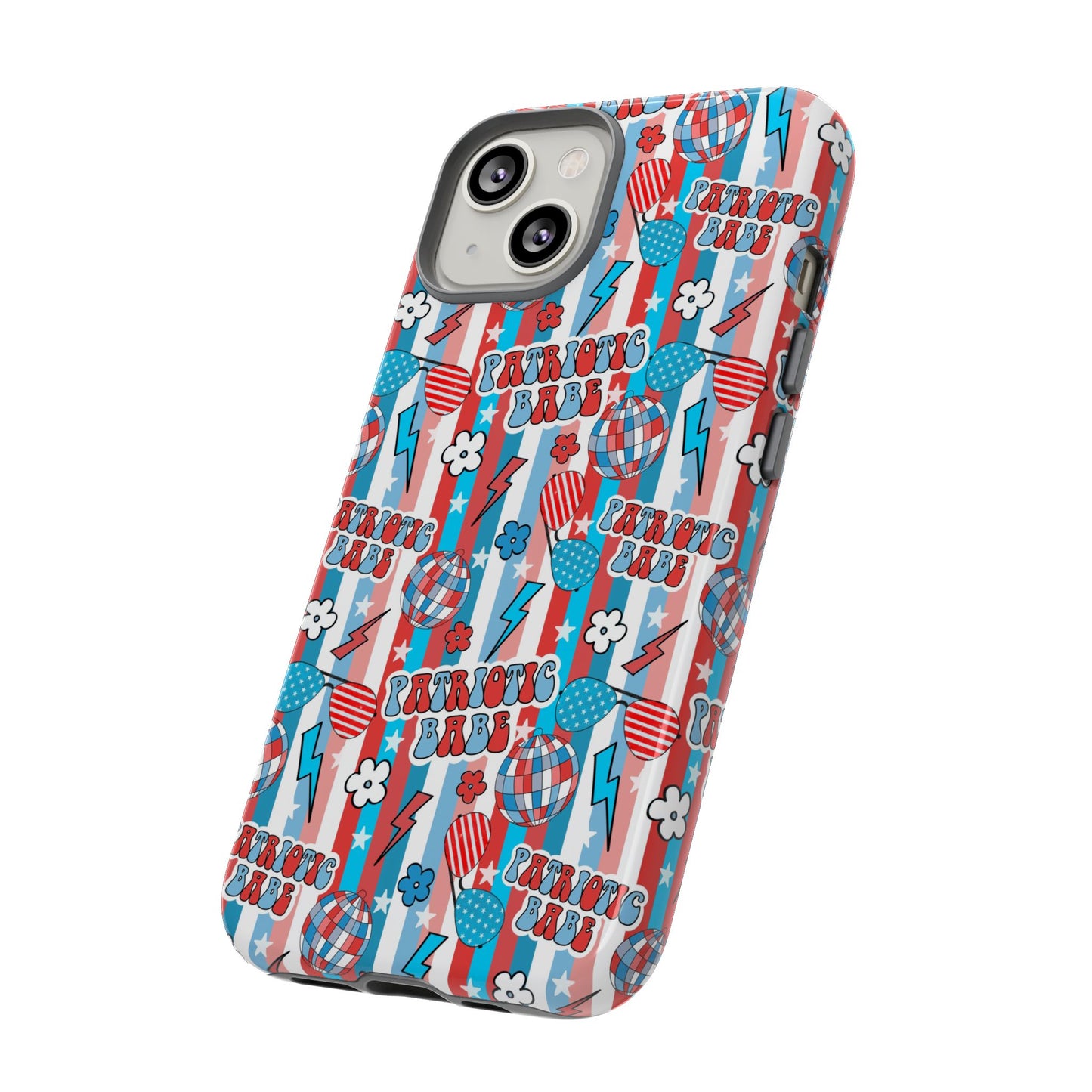 Patriotic Babe iPhone Case