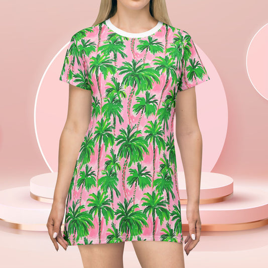 Palm Beach T-Shirt Dress