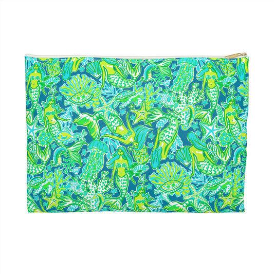 Emerald Mermaid Accessory Pouch