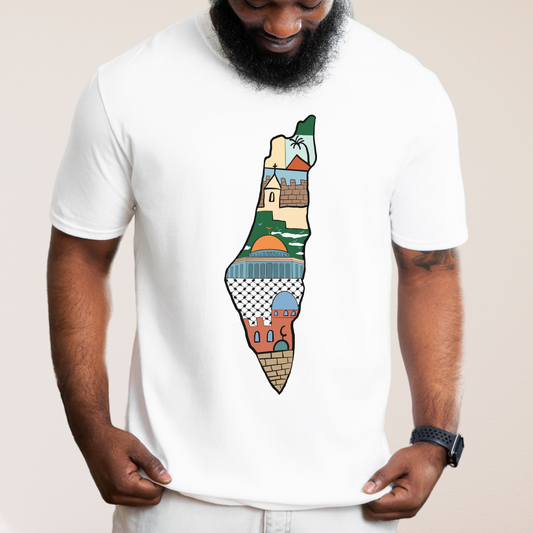 Mapwear: Palestine Edition T-shirt | Men