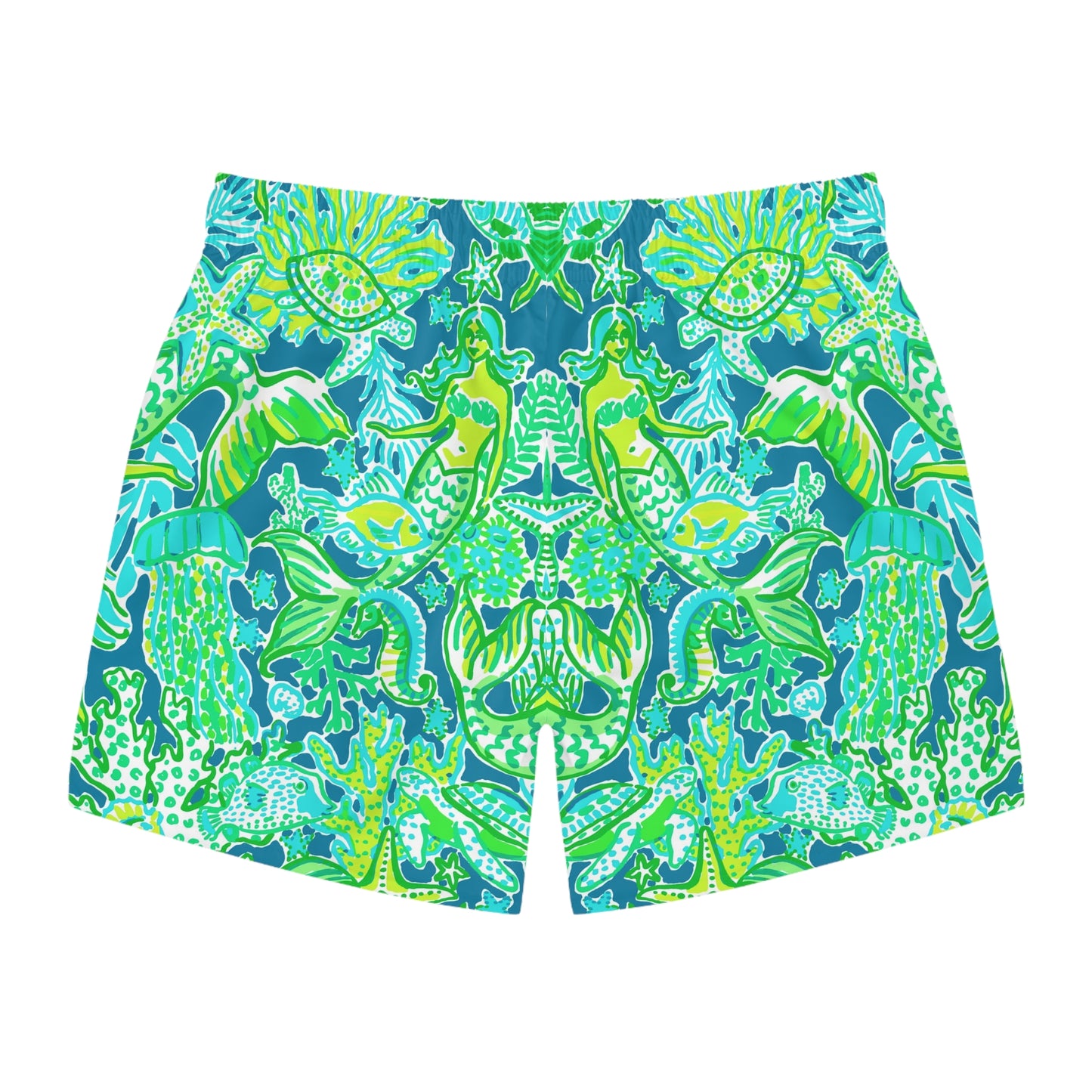 Emerald Mermaid Swim Trunks