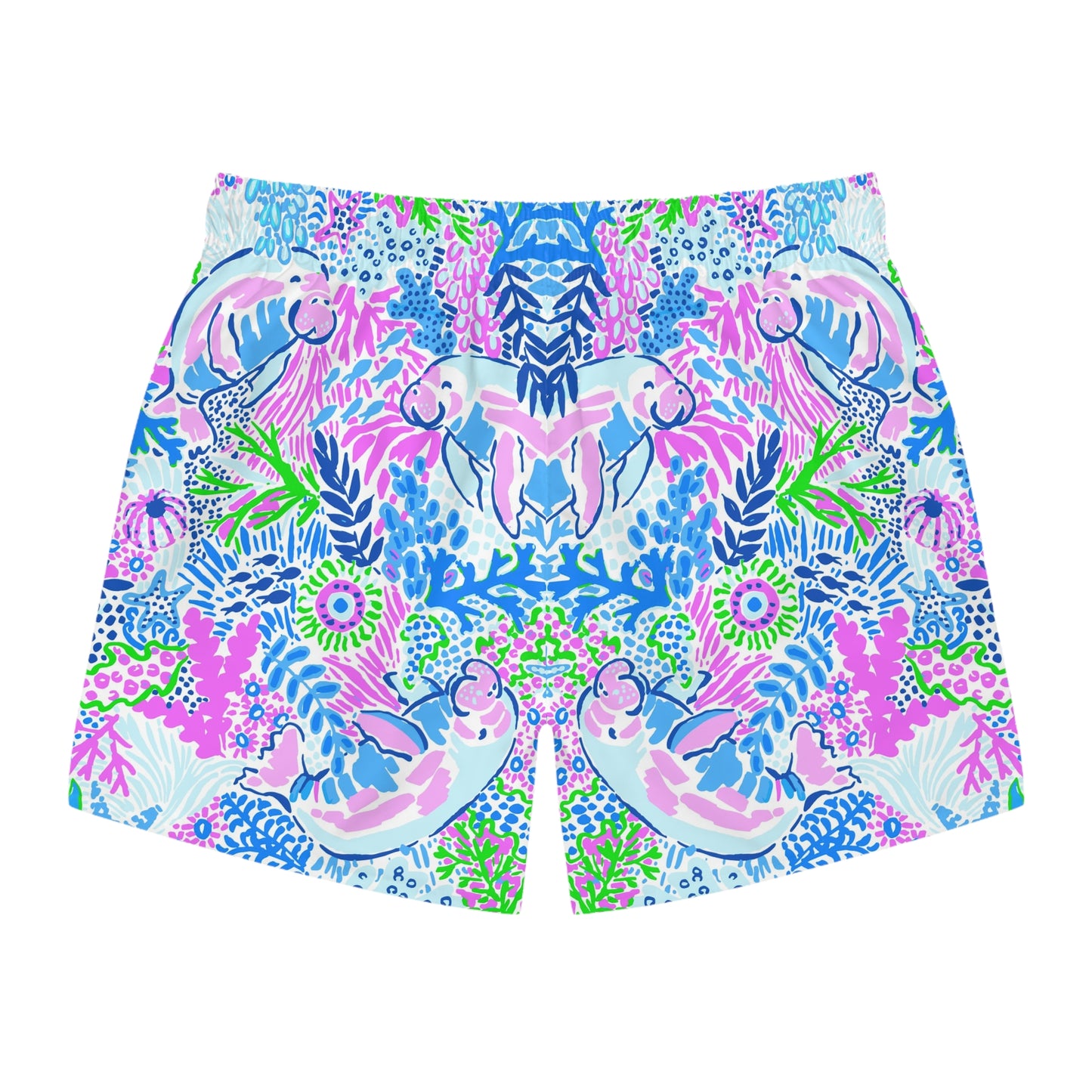 Manatee Paradise Swim Trunks