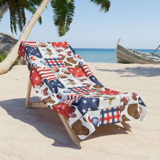 Patriot Patchwork Towel