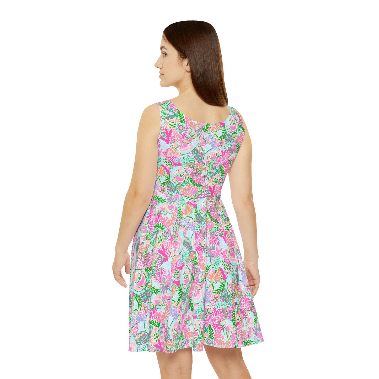 Manatee Paradise Skater Dress