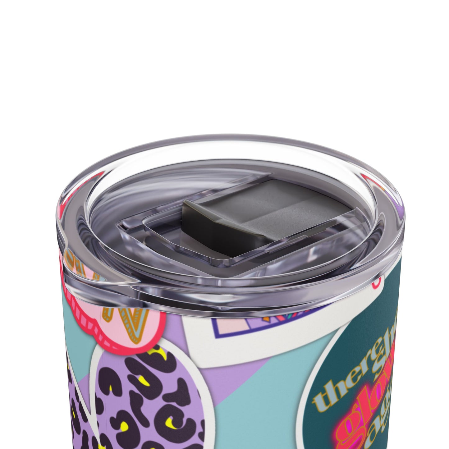 Girl Power Revolution Skinny Tumbler with screw-on slide