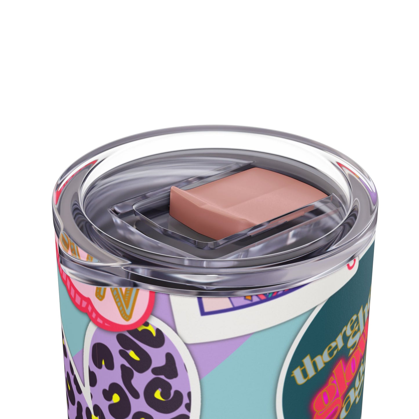 Girl Power Revolution Skinny Tumbler with screw-on slide