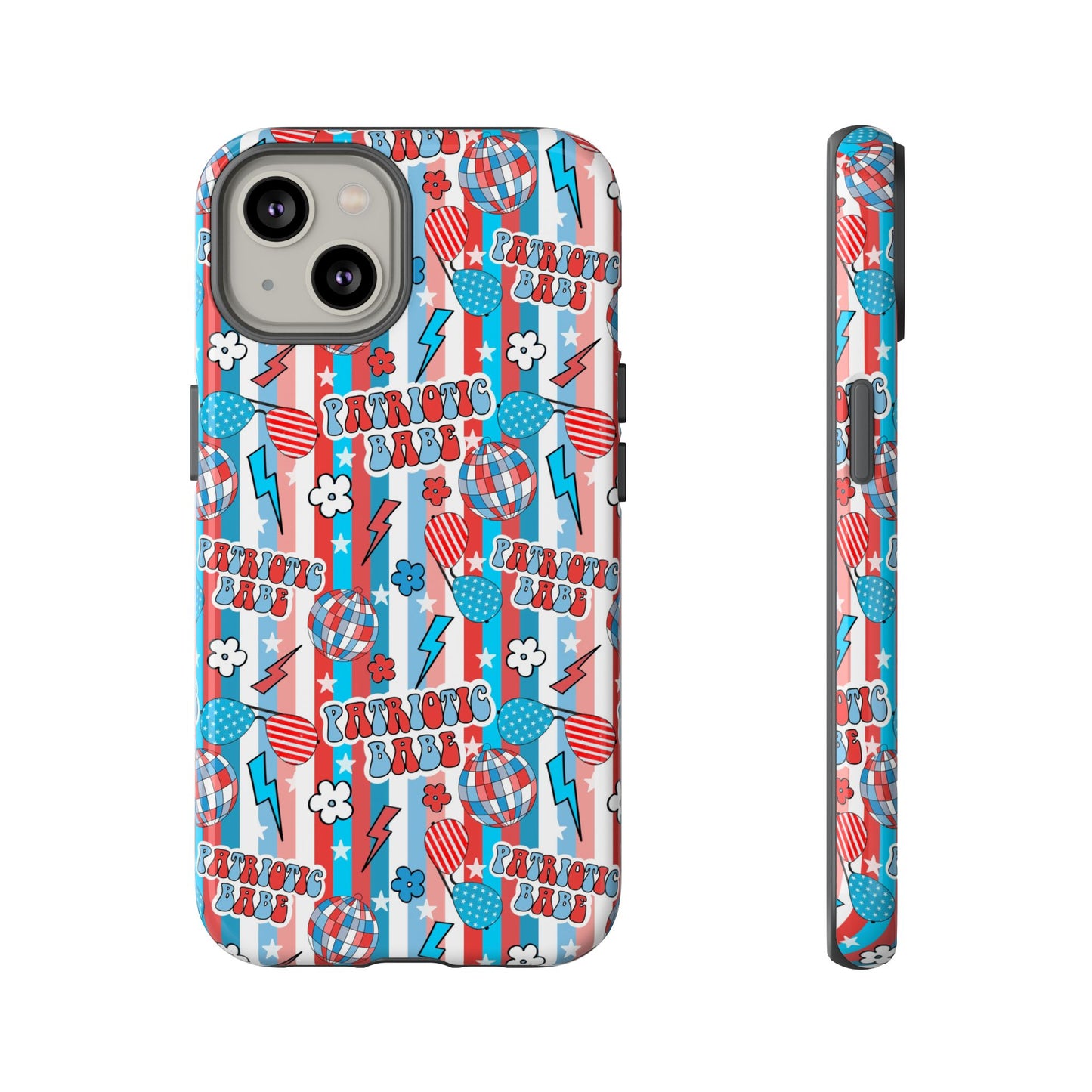 Patriotic Babe iPhone Case