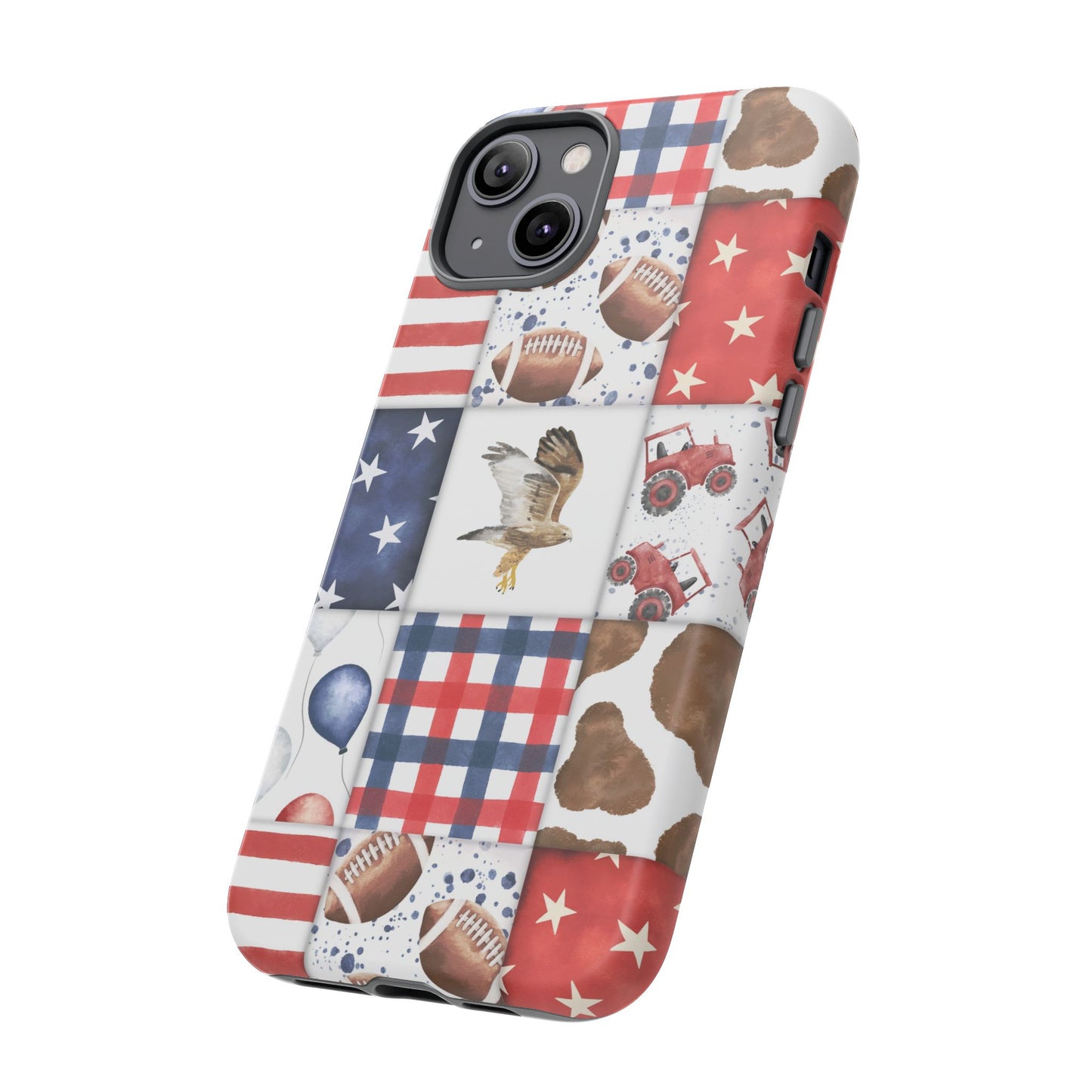 Patriot Patchwork iPhone Case