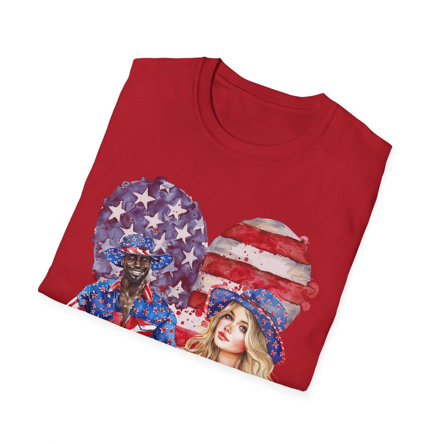 Red, White & Love T-Shirt | Unisex