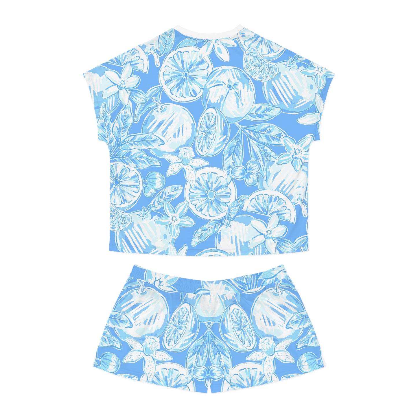 White Orchard Women's Short Pajama Set