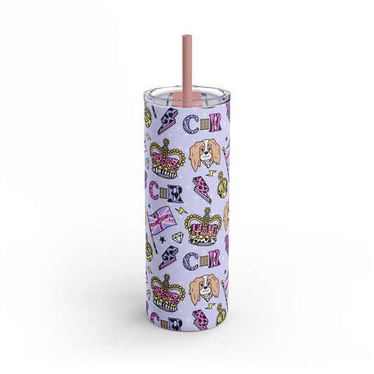 London City Girl Skinny Tumbler with screw-on slide