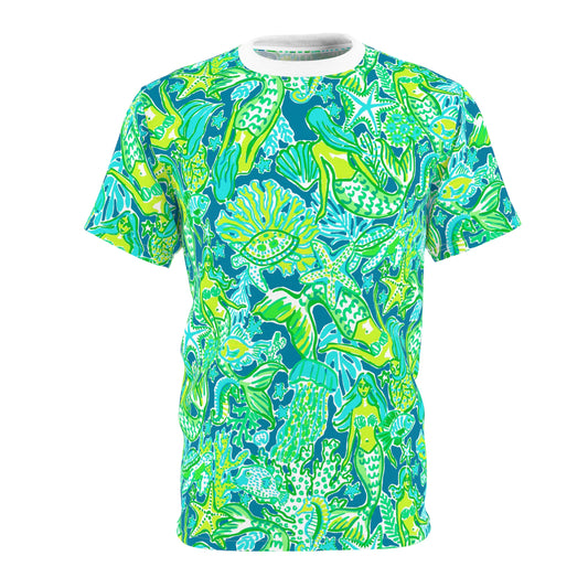 Emerald Mermaid All-Over-Print T-Shirt