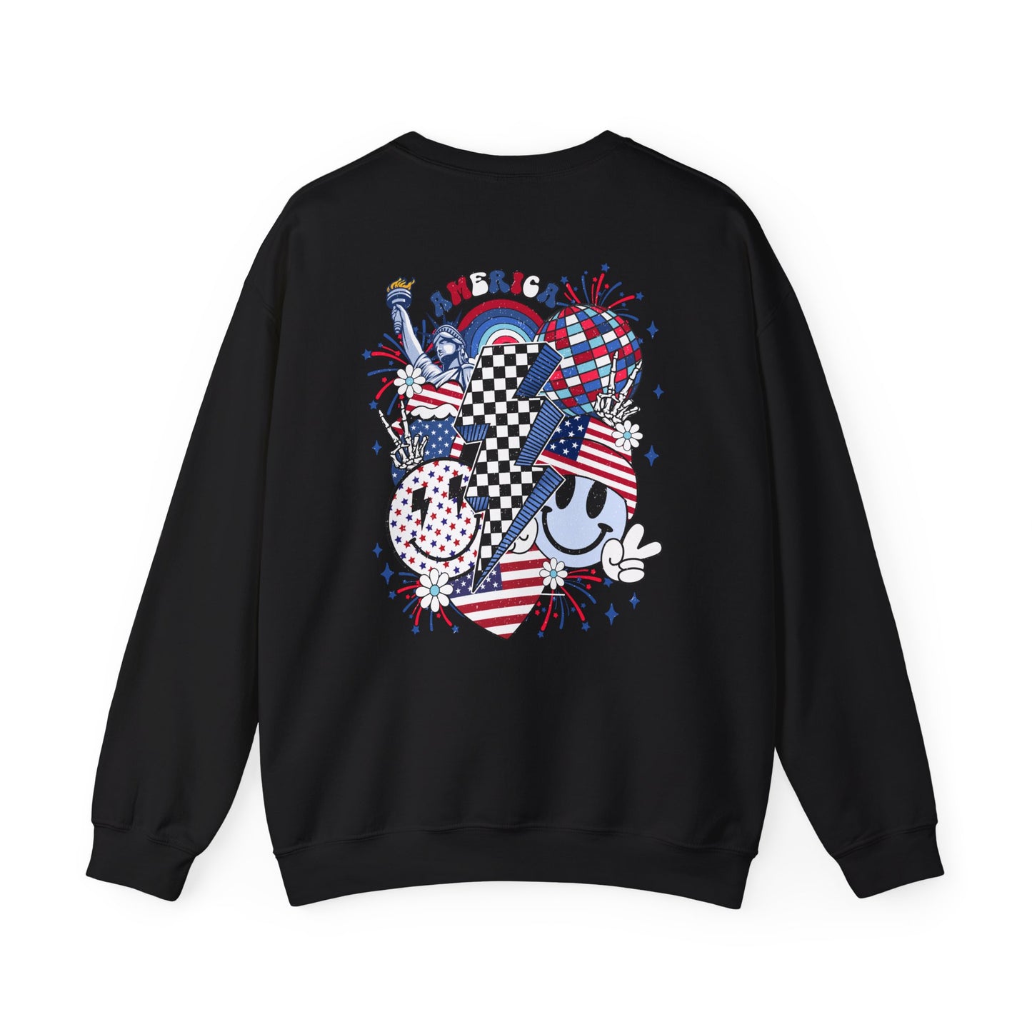 Patriotic Smile Sweatshirt | Unisex