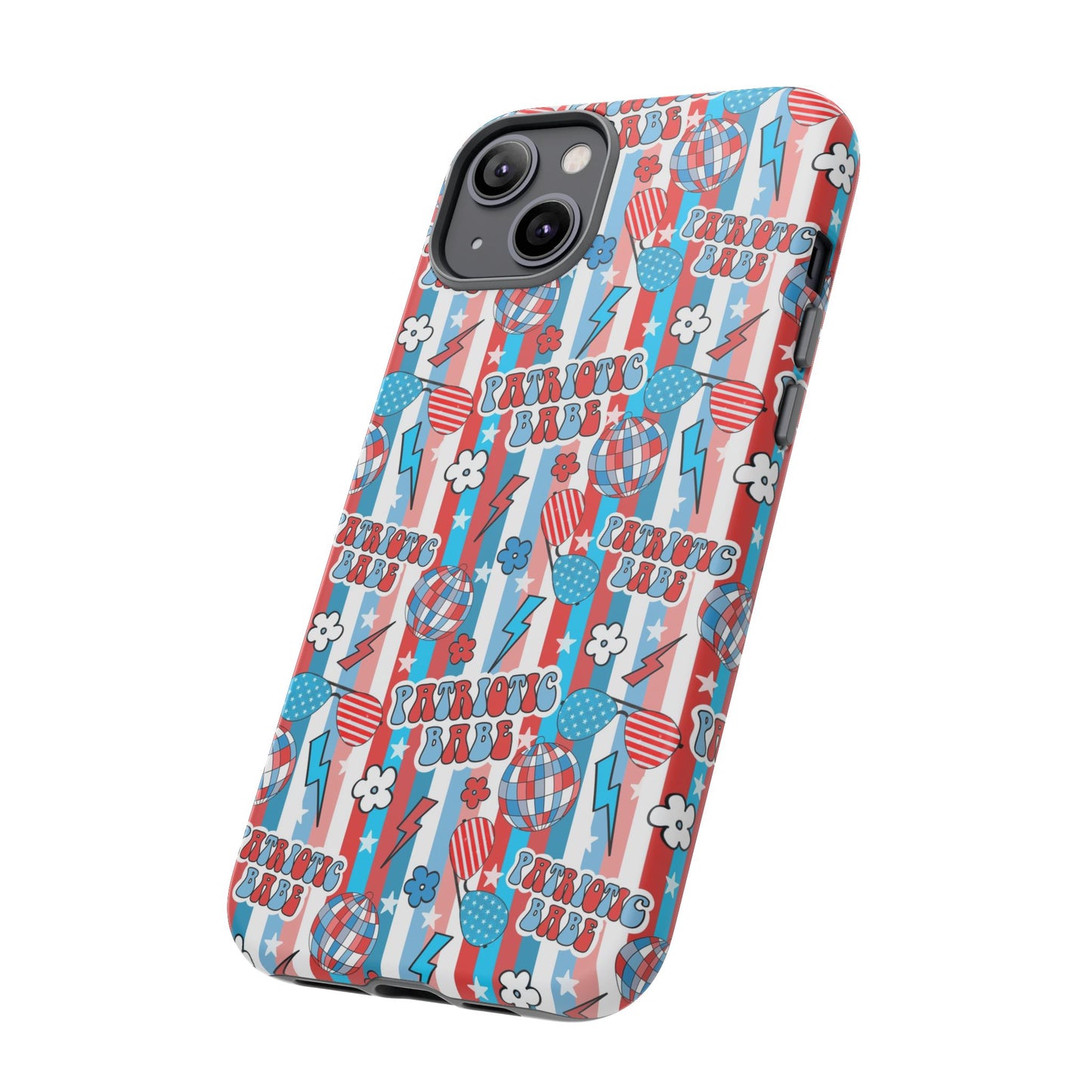 Patriotic Babe iPhone Case