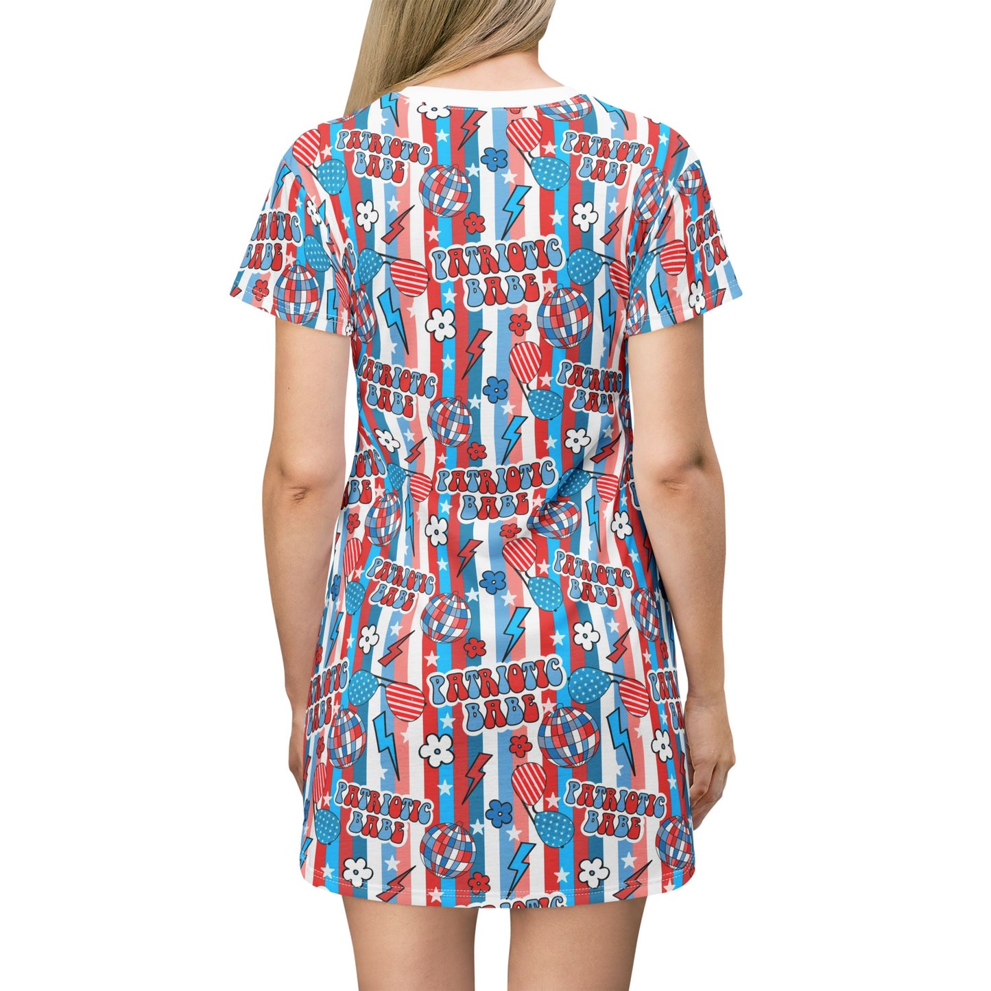 Patriotic Babe T-Shirt Dress