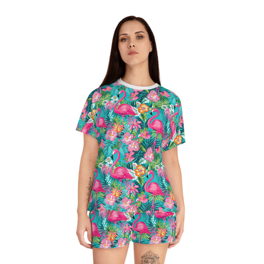 Pink Paradise Women's Short Pajama Set