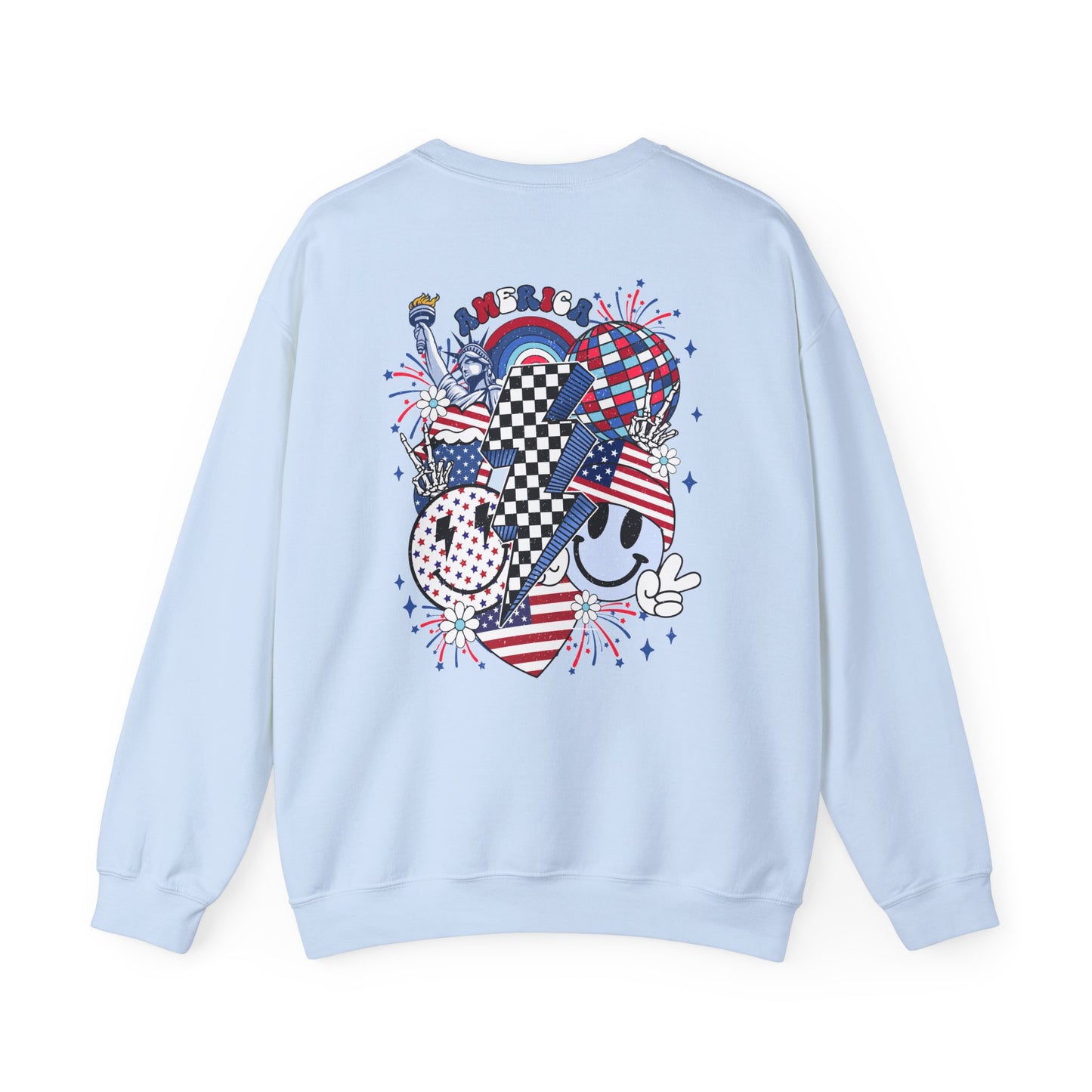 Patriotic Smile Sweatshirt | Unisex