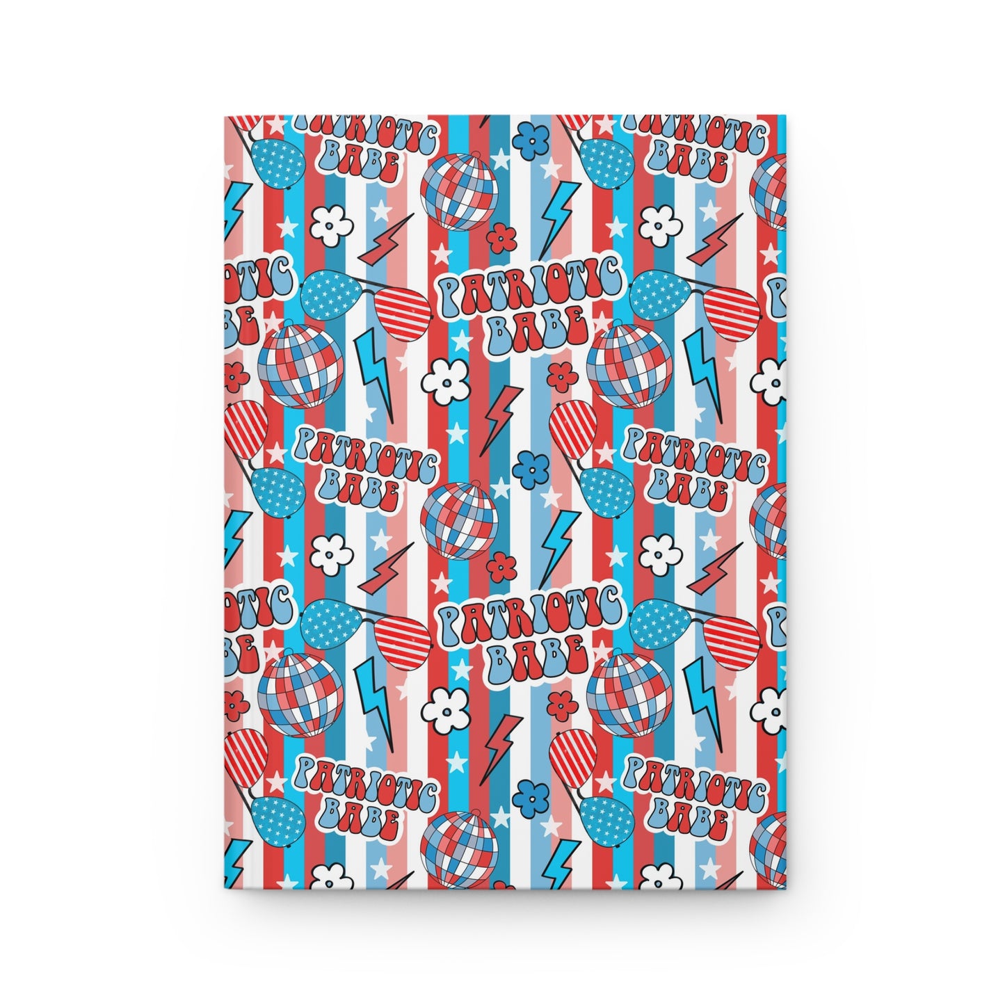 Patriotic Babe Hardcover Journal