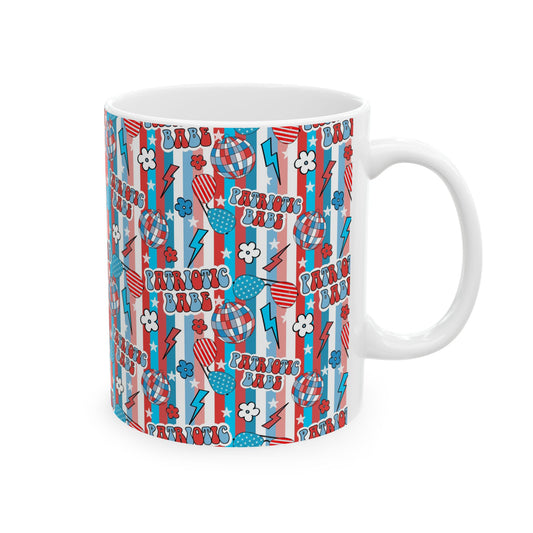 Patriotic Babe Mug