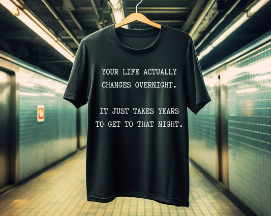 A Journey One Moment | black | Unisex - T-Shirt