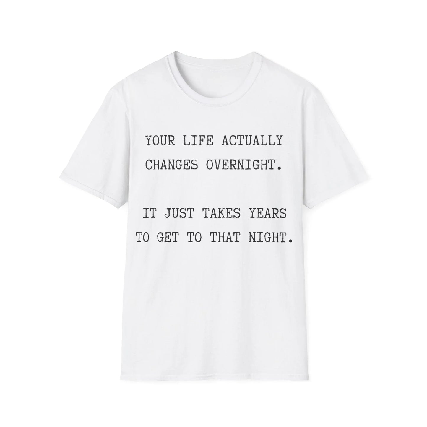 A Journey One Moment | white | Unisex - White / S - T-Shirt