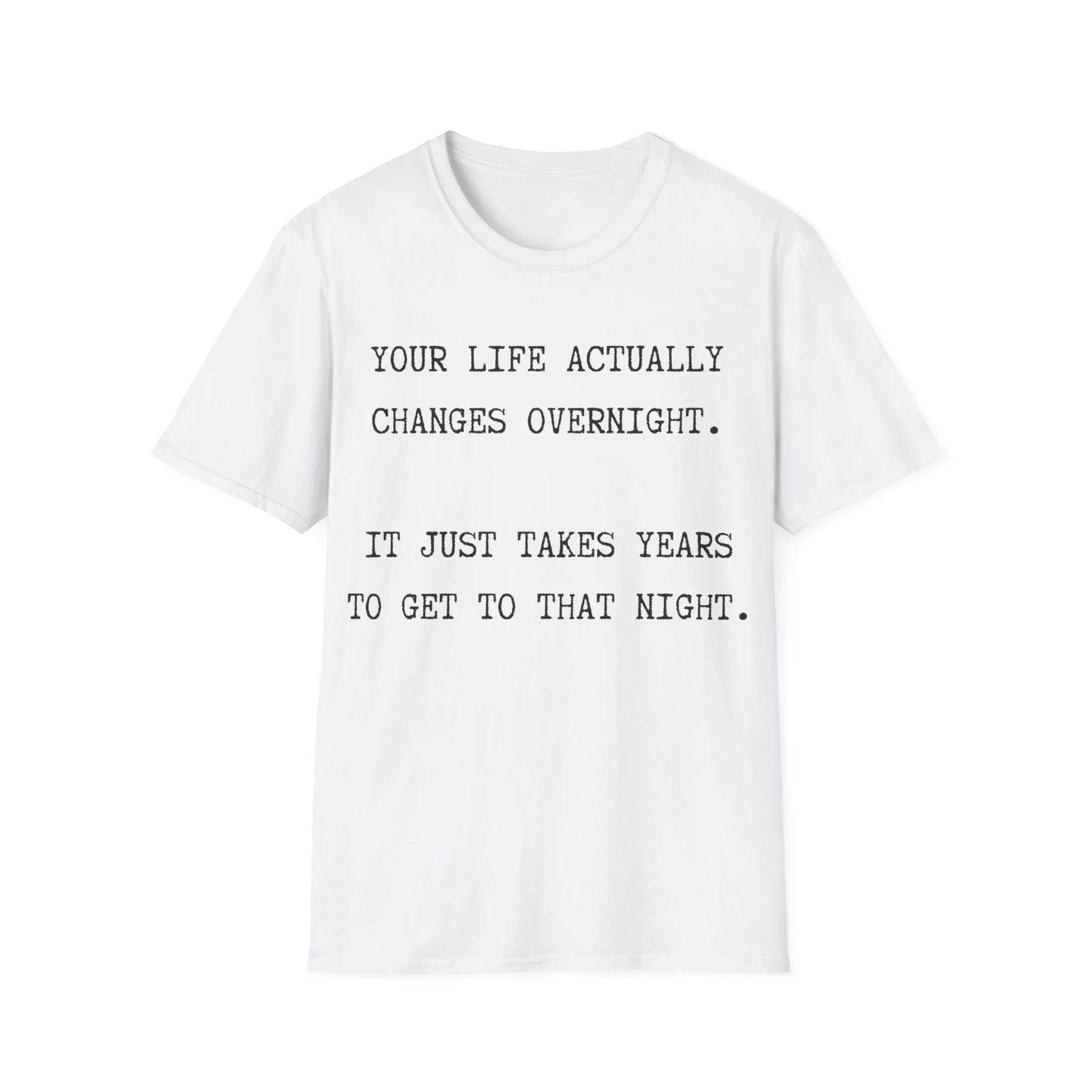 A Journey One Moment | white | Unisex - White / S - T-Shirt